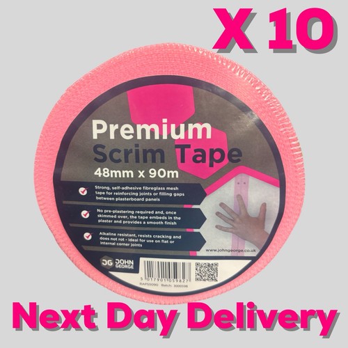 Pink scrim tape - 10,