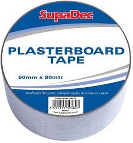 Plasterboard tape wall joint - wall,