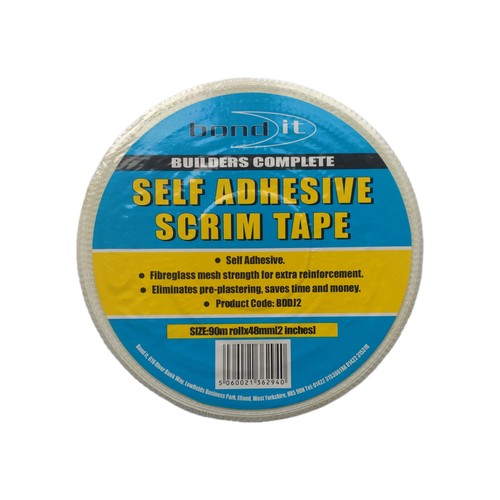 Plaster board scrim tape self - scrim,