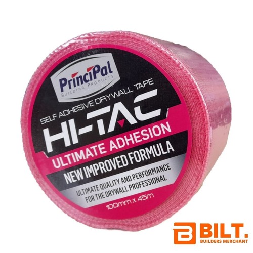 Tac pink scrim tape 100mm - hi-tac,