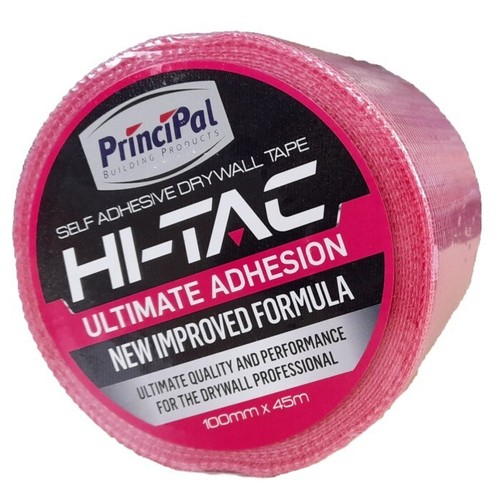 Tac pink scrim tape 100mm - hi-tac,